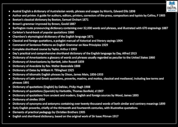 ENGLISH LANGUAGE - 205 Old Rare Books - Dictionaries, Quotations, Proverb, Slang,  Thesaurus, Phrase, Shorthand, Reference Specialist Books - Image 5
