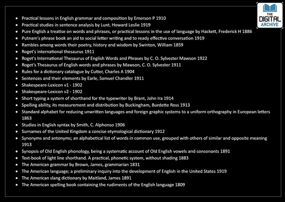 ENGLISH LANGUAGE - 205 Old Rare Books - Dictionaries, Quotations, Proverb, Slang,  Thesaurus, Phrase, Shorthand, Reference Specialist Books - Image 8