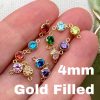 4mm 14kt Gold Filled Birthstone CONNECTORS – You Choose Mix & Match – Top Quality AAA Cz Bezel – Bulk Permanent Jewelry Supply – USA made B2 4mm 14kt Gold Filled Birthstone CONNECTORS – You Choose Mix & Match – Top Quality AAA Cz Bezel – Bulk Permanent Jewelry Supply – USA made B2