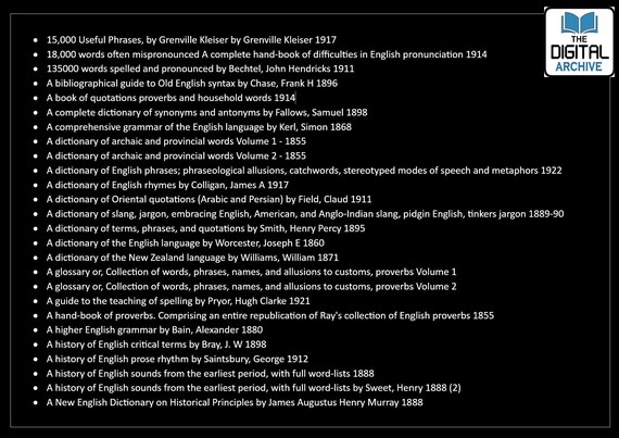 ENGLISH LANGUAGE - 205 Old Rare Books - Dictionaries, Quotations, Proverb, Slang,  Thesaurus, Phrase, Shorthand, Reference Specialist Books - Image 3