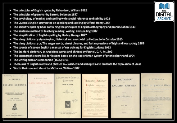 ENGLISH LANGUAGE - 205 Old Rare Books - Dictionaries, Quotations, Proverb, Slang,  Thesaurus, Phrase, Shorthand, Reference Specialist Books - Image 10