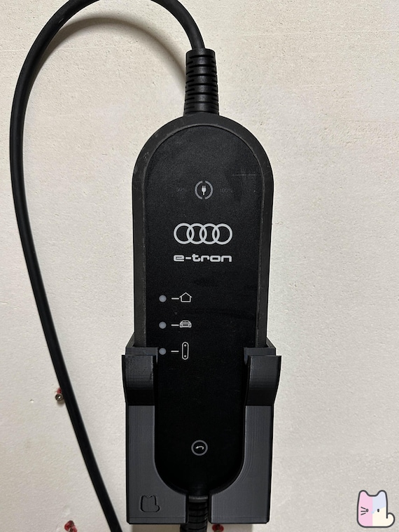 Wall Mount Bracket for EV Charger with Cable Holder: Audi E-tron, Skoda, Porsche, VW - Image 4