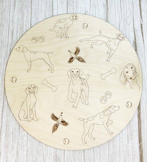 GSP German Shorthaired Pointer Scoring and Engraving SVG Digital File GLOWFORGE Files Laser Ready - Image 4