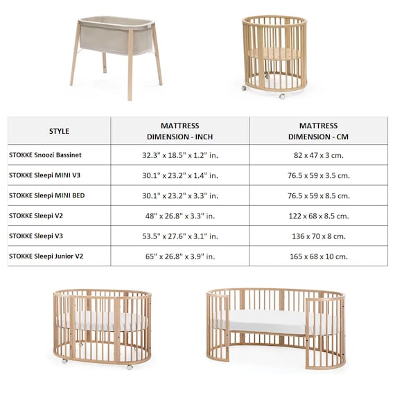 Muslin Sheets for Stokke Sleepi Cribs - Organic Cotton Fitted for Mini V2 V3 Junior - Image 5