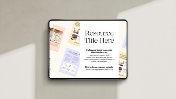 Ipad Tablet Mockup | PSD & JPG Files | Photoshop or Photopea | Landscape Device Mockup Design | Minimalist Flatlay | 4:3 Screen Aspect Ratio - Image 5