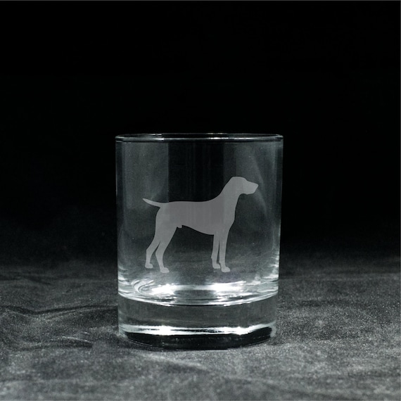 German Shorthaired Pointer Glass | Water | Wine | Whisky | Beer | Gift | Laser Engraved