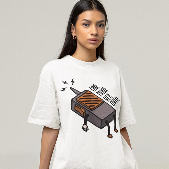 Grappige militair geïnspireerde fitness-T-shirt sportschool meme cadeau voor gewichtheffer Cartoon walkie talkie Crossfit Club sportkleding - nog één vertegenwoordiger, over - Image 8