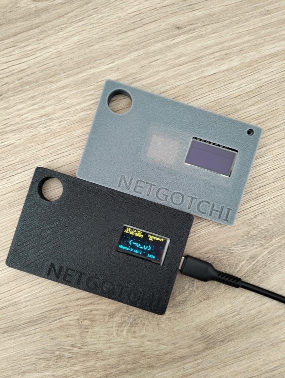 Netgotchi Card - 7 mm business card size portable version of your network guardian!