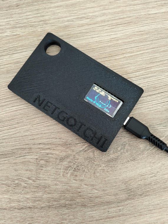 Netgotchi Card - 7 mm business card size portable version of your network guardian! - Image 3