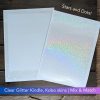 Holographic Glitter Kindle Decal: Rainbow Stars, Glass Prism Skin Holographic Glitter Kindle Decal: Rainbow Stars, Glass Prism Skin
