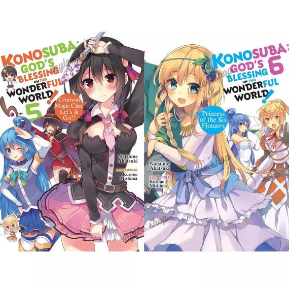 Konosuba : God’s Blessing on This Wonderful World! Vol.1-17 - Light Novel Full Set (NEW) Fast Shipping - Image 3