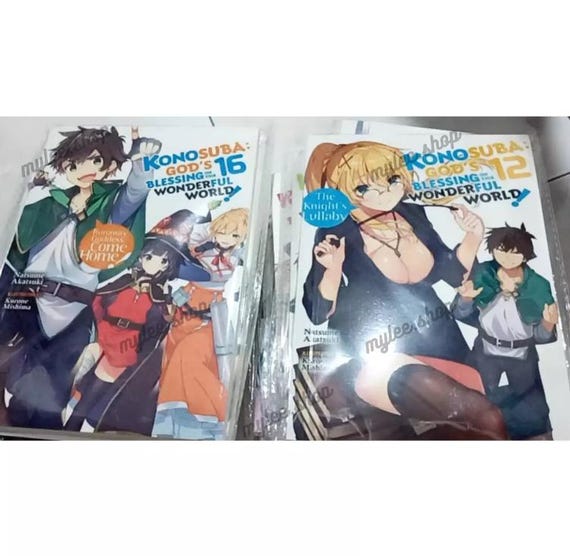 Konosuba : God’s Blessing on This Wonderful World! Vol.1-17 - Light Novel Full Set (NEW) Fast Shipping - Image 6