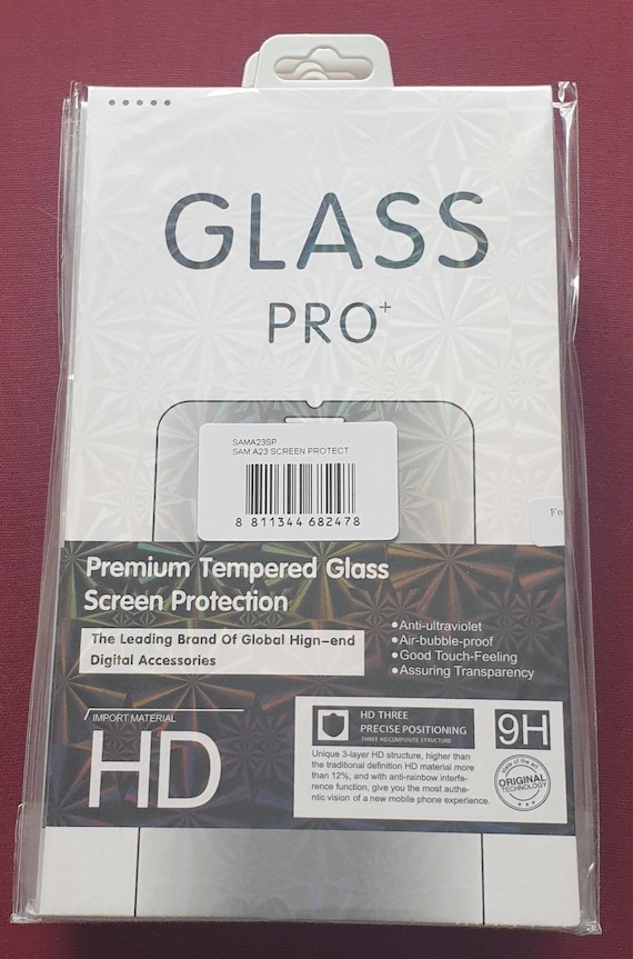 New - glass pro + tempered glass  screen protector for Samsung A 23