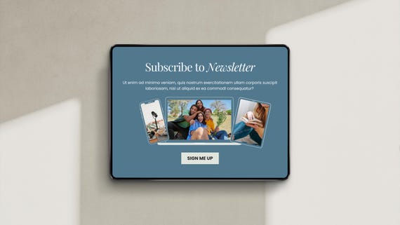 Ipad Tablet Mockup | PSD & JPG Files | Photoshop or Photopea | Landscape Device Mockup Design | Minimalist Flatlay | 4:3 Screen Aspect Ratio - Image 7