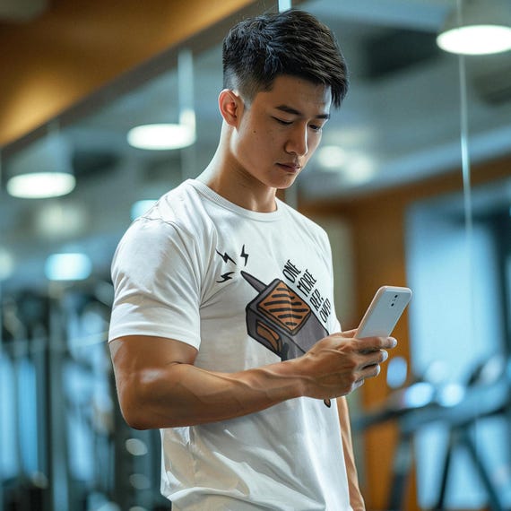 Grappige militair geïnspireerde fitness-T-shirt sportschool meme cadeau voor gewichtheffer Cartoon walkie talkie Crossfit Club sportkleding - nog één vertegenwoordiger, over - Image 4