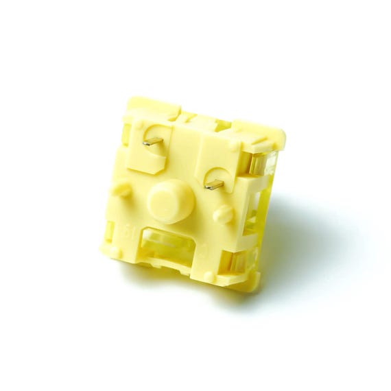 Lubed & Filmed Akko V3 Cream Yellow Pro Linear Switches - Image 2