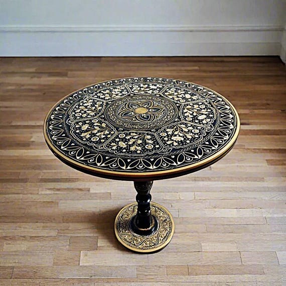Wooden Round shape Coffee Table. - Image 2