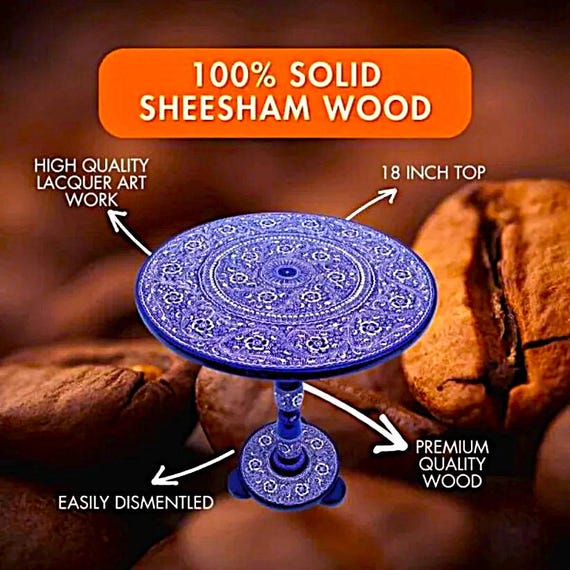 Wooden Round shape Coffee Table. - Image 6