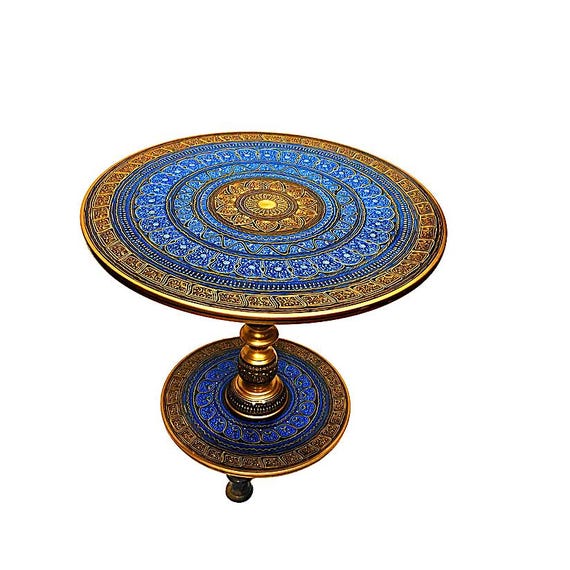 Wooden Round shape Coffee Table. - Image 7