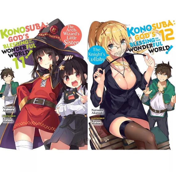 Konosuba : God’s Blessing on This Wonderful World! Vol.1-17 - Light Novel Full Set (NEW) Fast Shipping - Image 4