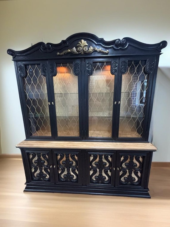 SOLD! Do NOT PURCHASE! Modern Two-Toned Nightstands, Gold and White Nightstand - Image 3