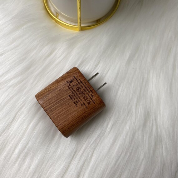 Handmade natural walnut and redwood apple chargers, easy to charge and exuding a natural atmosphere |Handmade Art|Gift for Her|Holiday Gift - Image 2