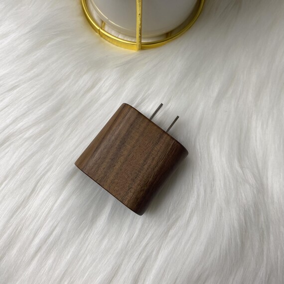 Handmade natural walnut and redwood apple chargers, easy to charge and exuding a natural atmosphere |Handmade Art|Gift for Her|Holiday Gift - Image 3