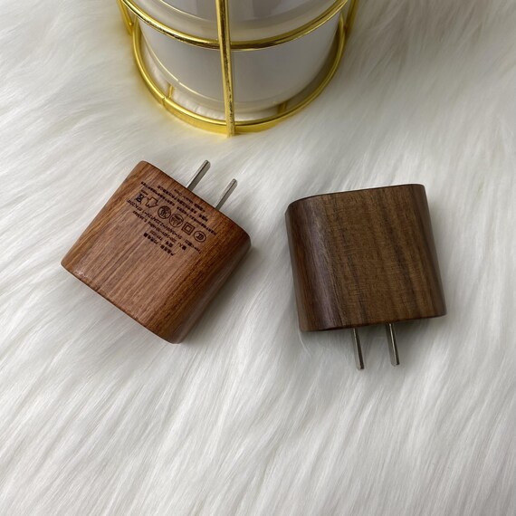 Handmade natural walnut and redwood apple chargers, easy to charge and exuding a natural atmosphere |Handmade Art|Gift for Her|Holiday Gift - Image 5