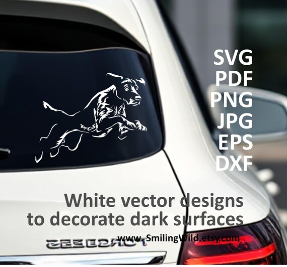 German Shorthaired Pointer SVG: Jumping Agility Dog Clipart (Digital Download) - Image 2