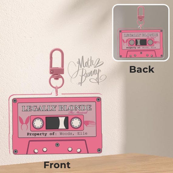 Musical Theatre Retro Cassette Keychains - Series 1 - Image 5
