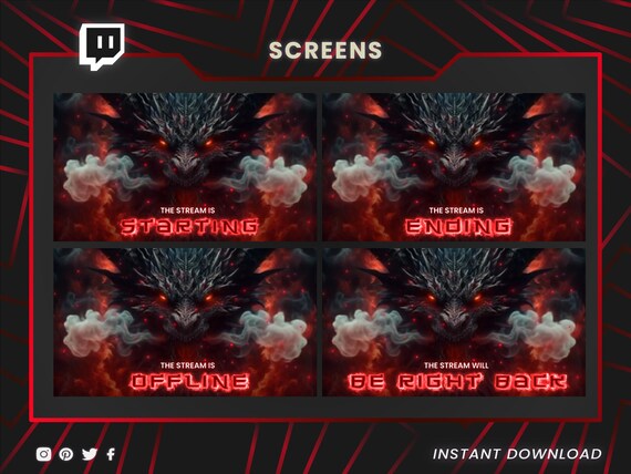 Twitch overlays, animated webcam,twitch panels, twitch screens, twitch transition, twitch chat box, Twitch top banner, Intermission overlay - Image 2