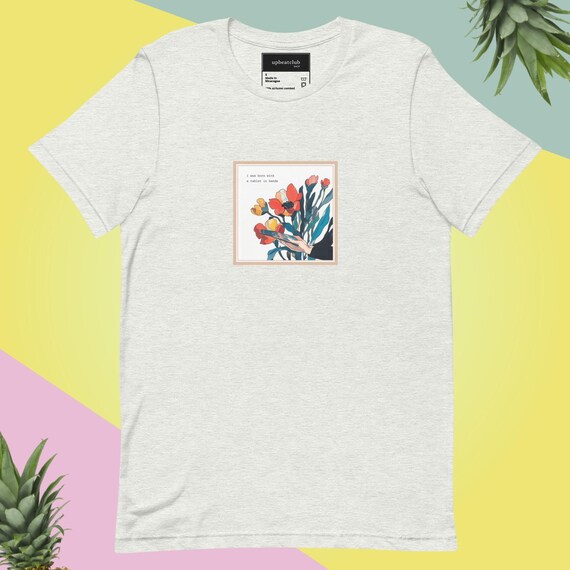 I Was Born with a Tablet in Hand T-Shirt - Digital Artist Gift - Tech Lover Unisex Tee - Graphic Designer Shirt - Creative Techwear - Image 2