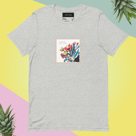 I Was Born with a Tablet in Hand T-Shirt - Digital Artist Gift - Tech Lover Unisex Tee - Graphic Designer Shirt - Creative Techwear - Image 3