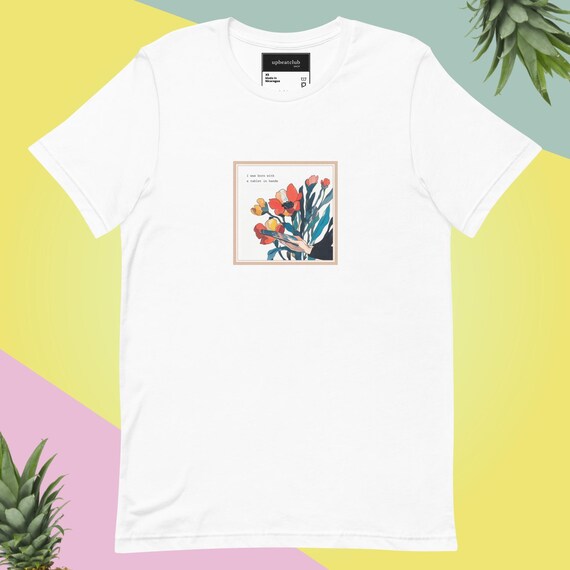 I Was Born with a Tablet in Hand T-Shirt - Digital Artist Gift - Tech Lover Unisex Tee - Graphic Designer Shirt - Creative Techwear - Image 7