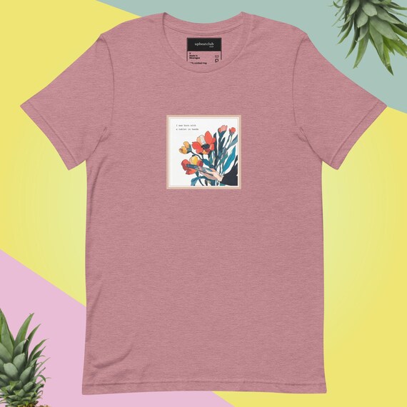 I Was Born with a Tablet in Hand T-Shirt - Digital Artist Gift - Tech Lover Unisex Tee - Graphic Designer Shirt - Creative Techwear - Image 8