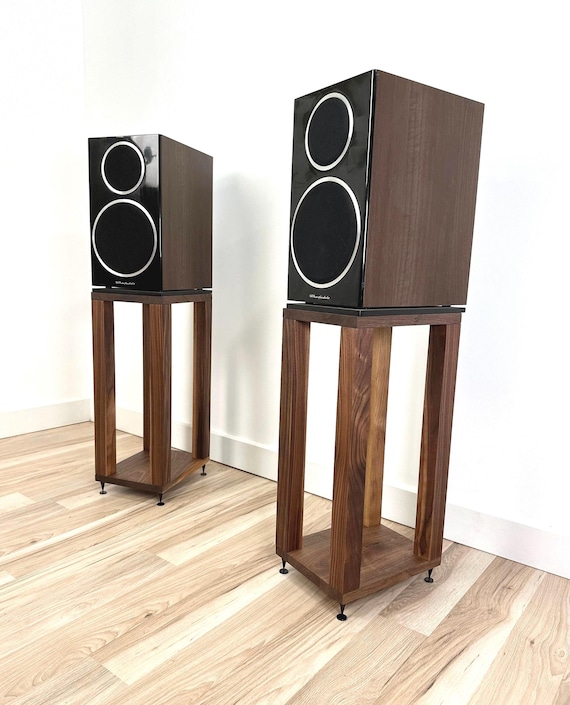 Speaker Stands / HF4’s / Completely Customizable / Solid Hardwood / Home Audio Stands