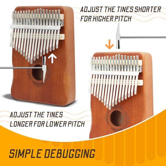 17-Key Personalized Kalimba | African Thumb Piano with Engraving | Unique Gift for Kids, Adults & Music Enthusiasts - Image 5