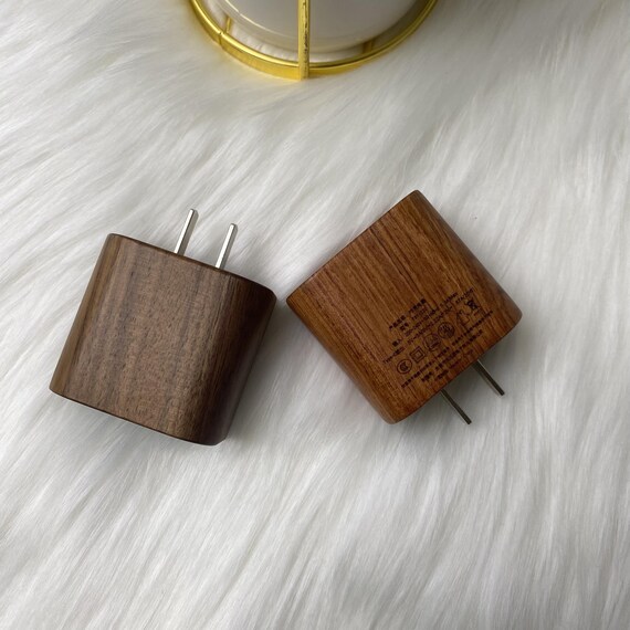Handmade natural walnut and redwood apple chargers, easy to charge and exuding a natural atmosphere |Handmade Art|Gift for Her|Holiday Gift - Image 4