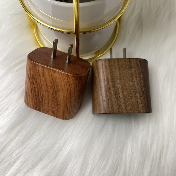Handmade natural walnut and redwood apple chargers, easy to charge and exuding a natural atmosphere |Handmade Art|Gift for Her|Holiday Gift