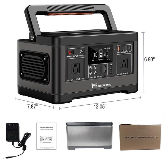 500W Portable Power Station  Solar Generator Power Bank Camping Emergency - Image 3