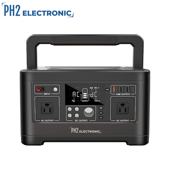 500W Portable Power Station  Solar Generator Power Bank Camping Emergency