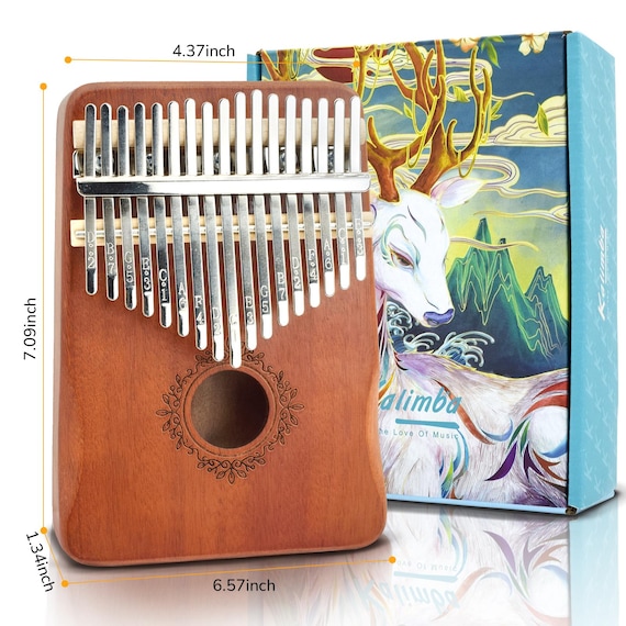 17-Key Personalized Kalimba | African Thumb Piano with Engraving | Unique Gift for Kids, Adults & Music Enthusiasts - Image 6