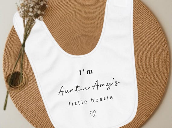 Khala's Little Bestie Bodysuit Personalised, Custom Baby Grow For Aunt, Custom Babygrow Present for Nephew, Auntie's Little Bestie Bodygrow - Image 3