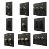 Toggle Light Switch, Dimmer & Outlet – Black Brass Cover Wall Plate – Elegant Home Decor, Electrical Socket Covers, Unique Switch Plates Toggle Light Switch, Dimmer & Outlet – Black Brass Cover Wall Plate – Elegant Home Decor, Electrical Socket Covers, Unique Switch Plates