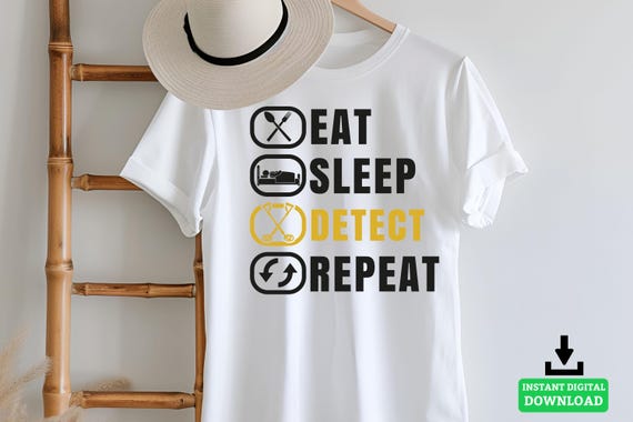 110 Metal Detecting svg Bundle for Cricut and Silhouette | Metal Detector Clipart Graphics for T-Shirt Mugs Signs Crafts - Image 3