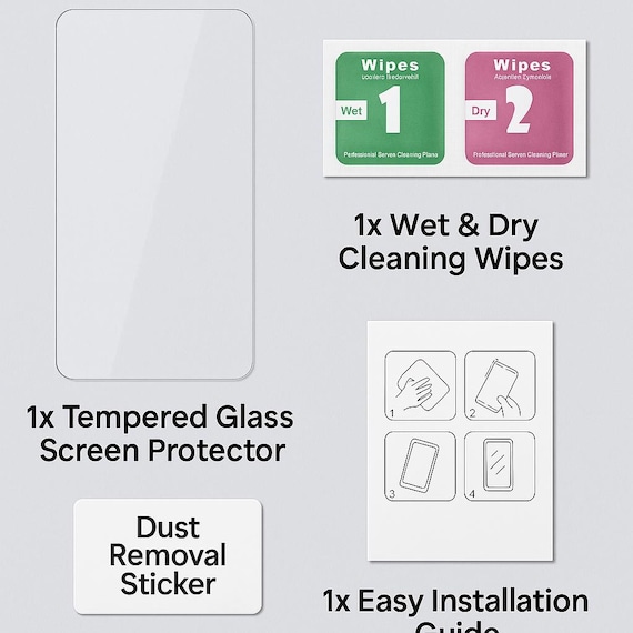 Tempered Glass Screen Protector for iPhone 11/12/13/14/15/Pro/Pro Max โ Shatterproof, Easy Install - Image 2