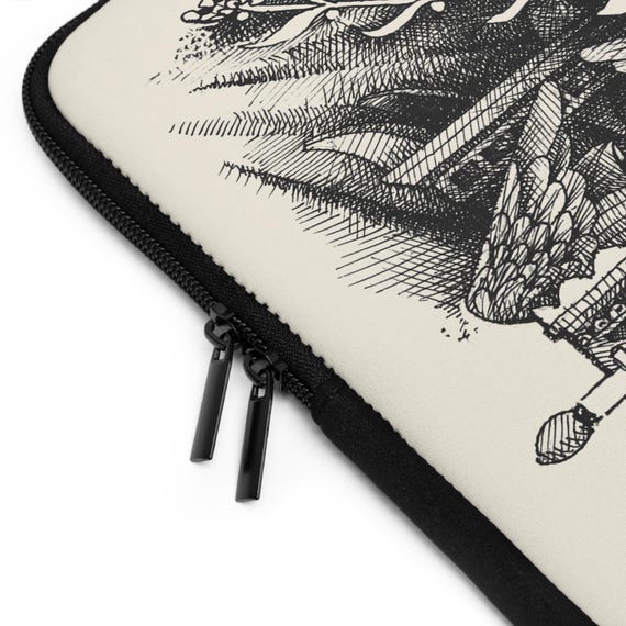 Bezalel Israel Artist Laptop Tablet Sleeve, Torah based design, Bezaleel Exodus 31, Betzalel Tabernacle Artisan, creative gift - Image 3