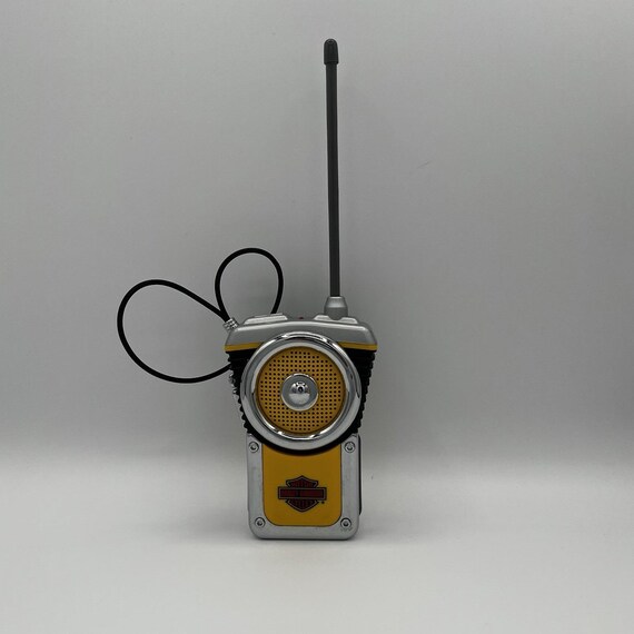 Harley-Davidson Walkie Talkie Single Collectible Yellow Turns On