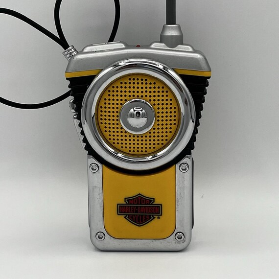 Harley-Davidson Walkie Talkie Single Collectible Yellow Turns On - Image 2