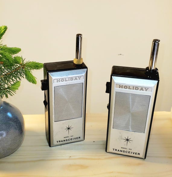 Vintage HOLIDAY Walkie Talkie Set JAPAN Transceiver Model 302 - Image 6